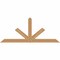 Ekena Millwork Saratoga Timber Gable Bracket, Western Red Cedar, 60"W x 25"H x 3 1/2"D x 3 1/2"F, 10/12 Pitch GBW060X25X0404SAR00SWR - alternate 1